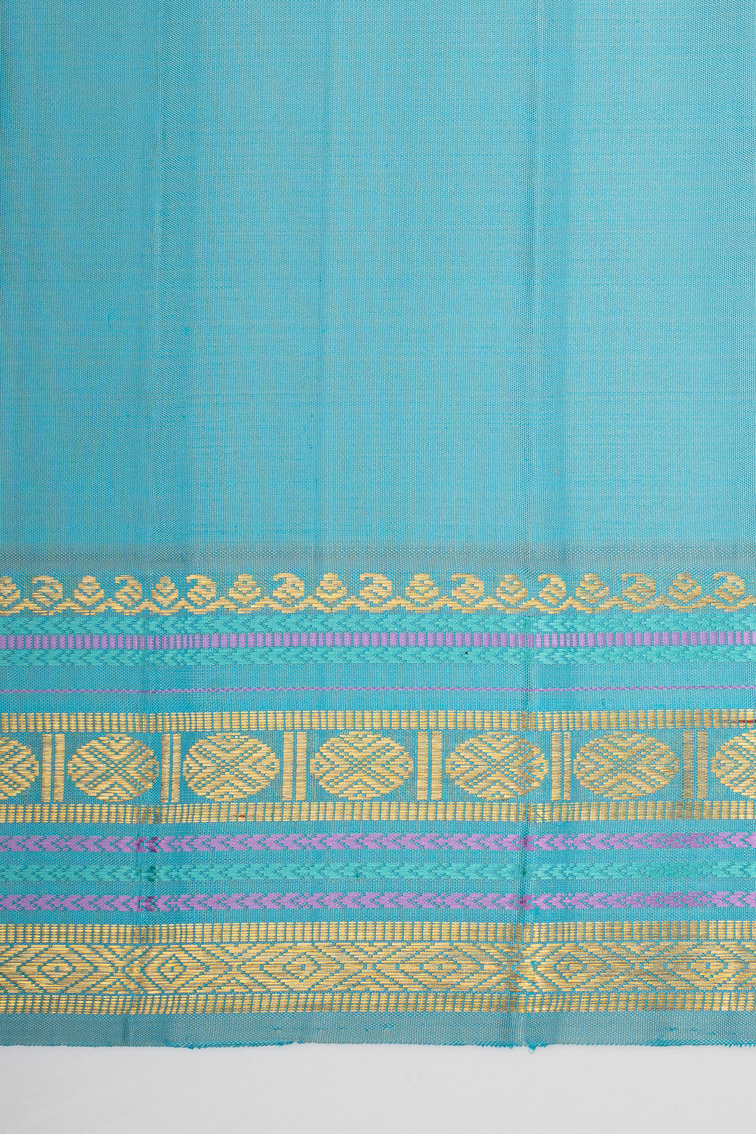 Magenta Purple Varisaipettu Pure Kanchipuram Silk Saree