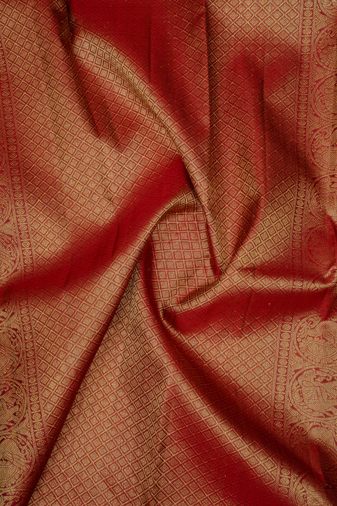 Bottle Green Traditional Pure Kanchipuram Silk Saree