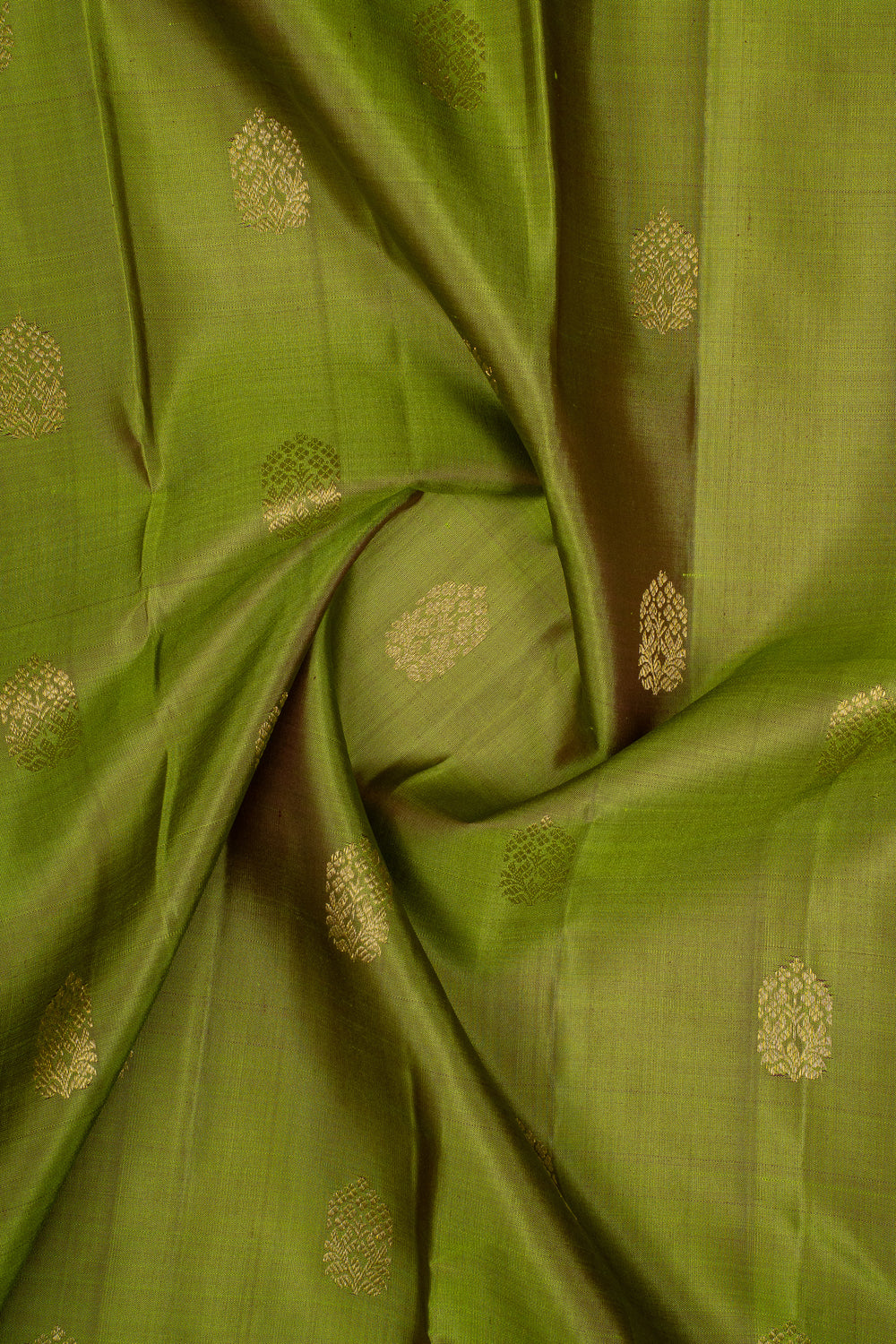 Bottle Green Traditional Pure Kanchipuram Silk Saree