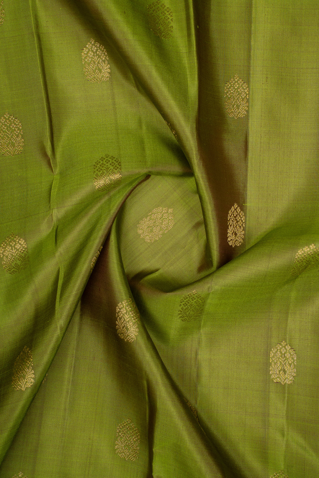 Bottle Green Traditional Pure Kanchipuram Silk Saree