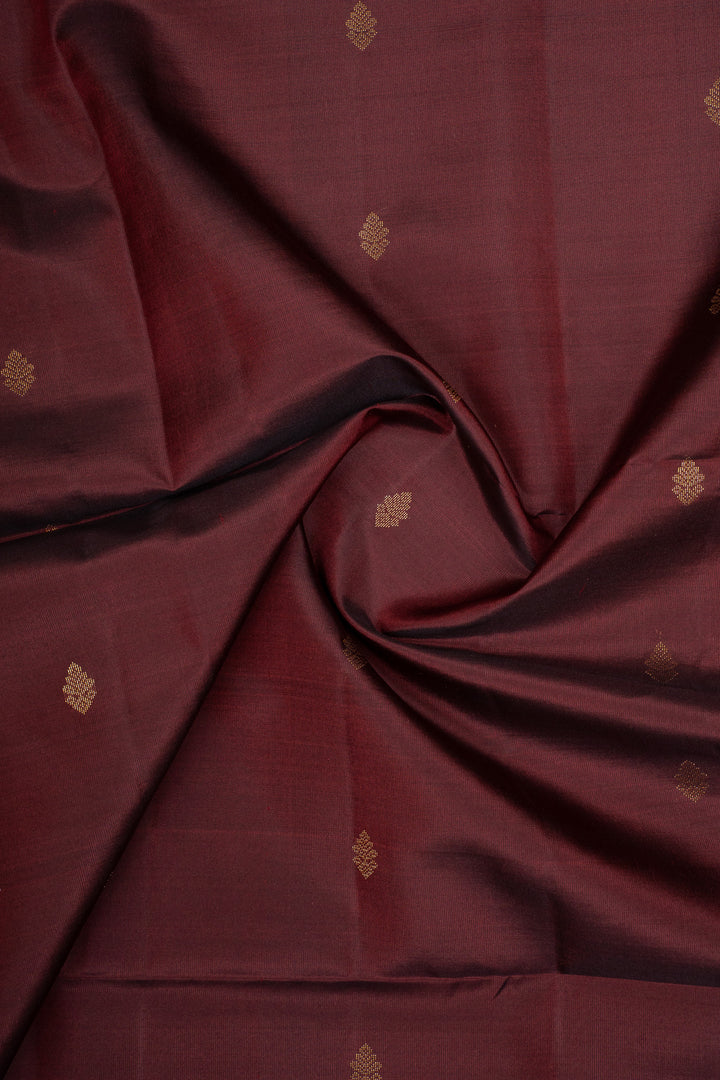 Maroon Traditional Pure Soft Silk Saree