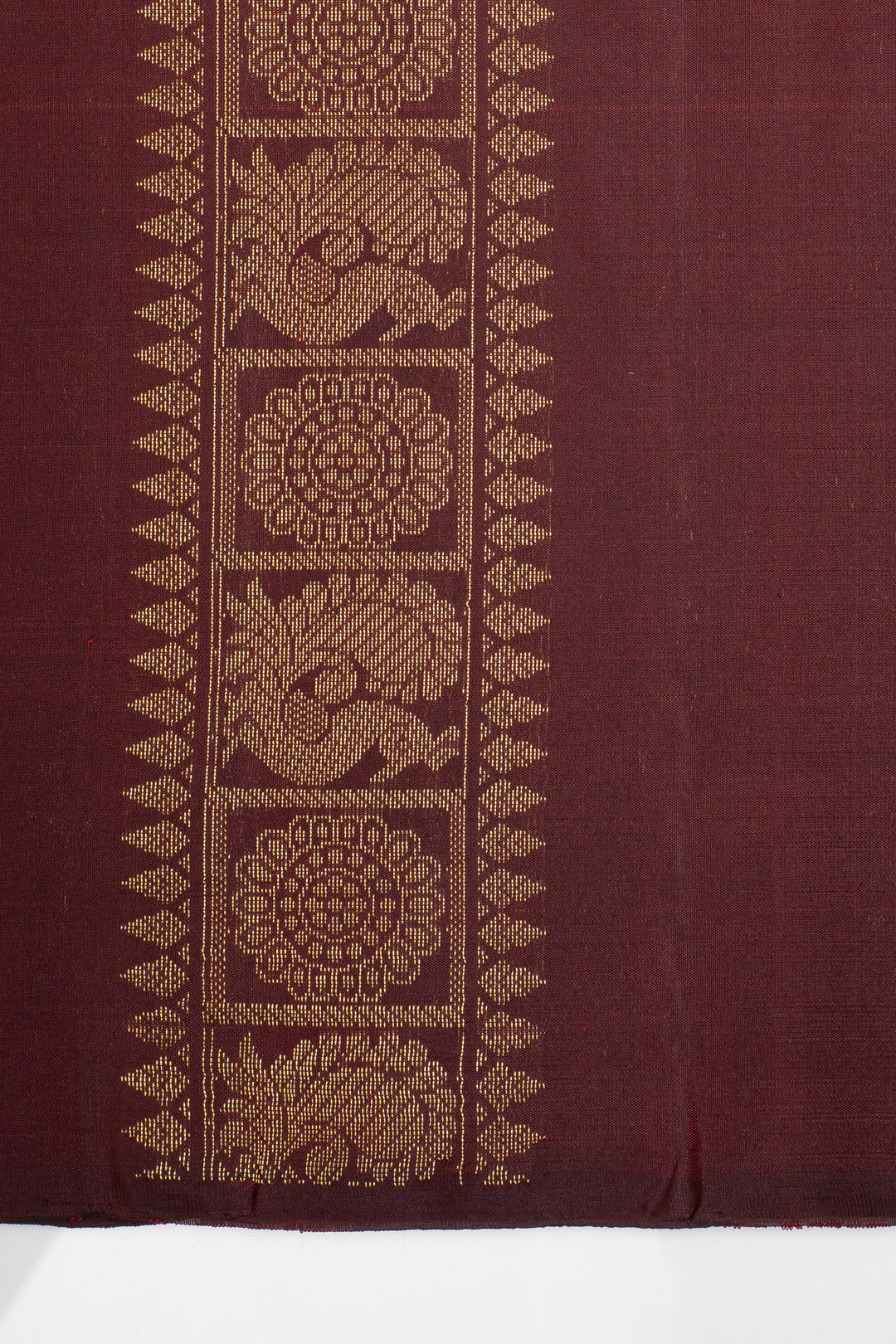 Maroon Traditional Pure Soft Silk Saree
