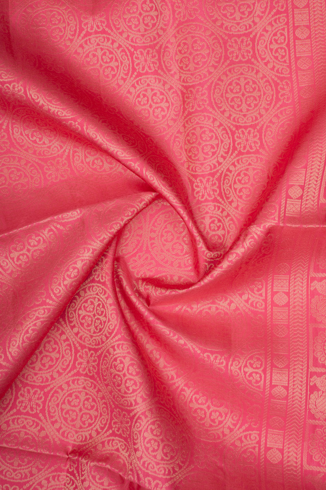 Baby Pink Traditional Pure Soft Silk Saree