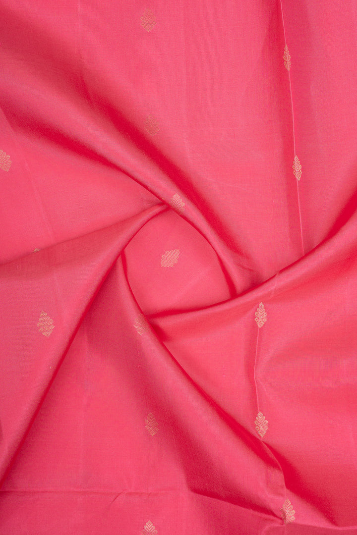 Baby Pink Traditional Pure Soft Silk Saree