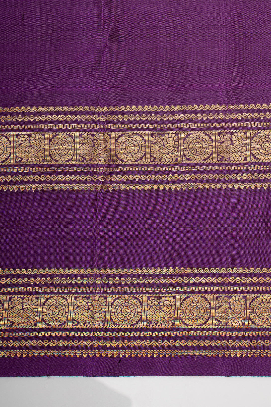 Peacock Blue Traditional Pure Kanchipuram Silk Saree