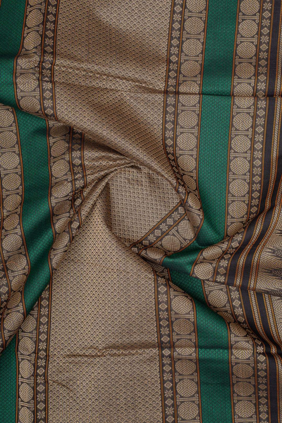 Black Stripes Pure Cotton Saree