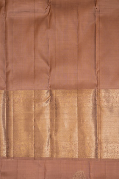 Opera mauve Pastel Kanchipuram silk saree