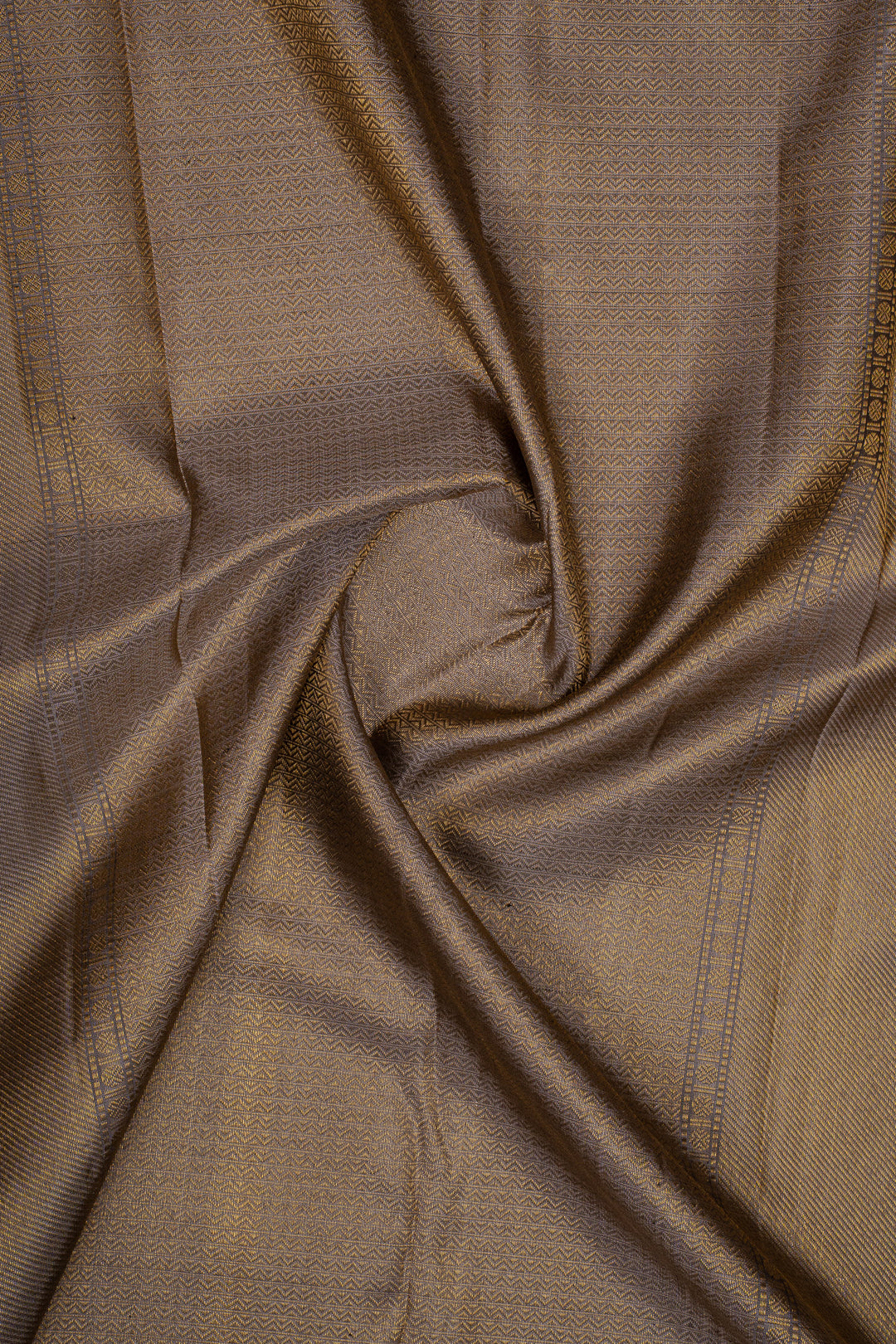 Lilac Beige Shot Colour Pure Kanchipuram Silk Saree