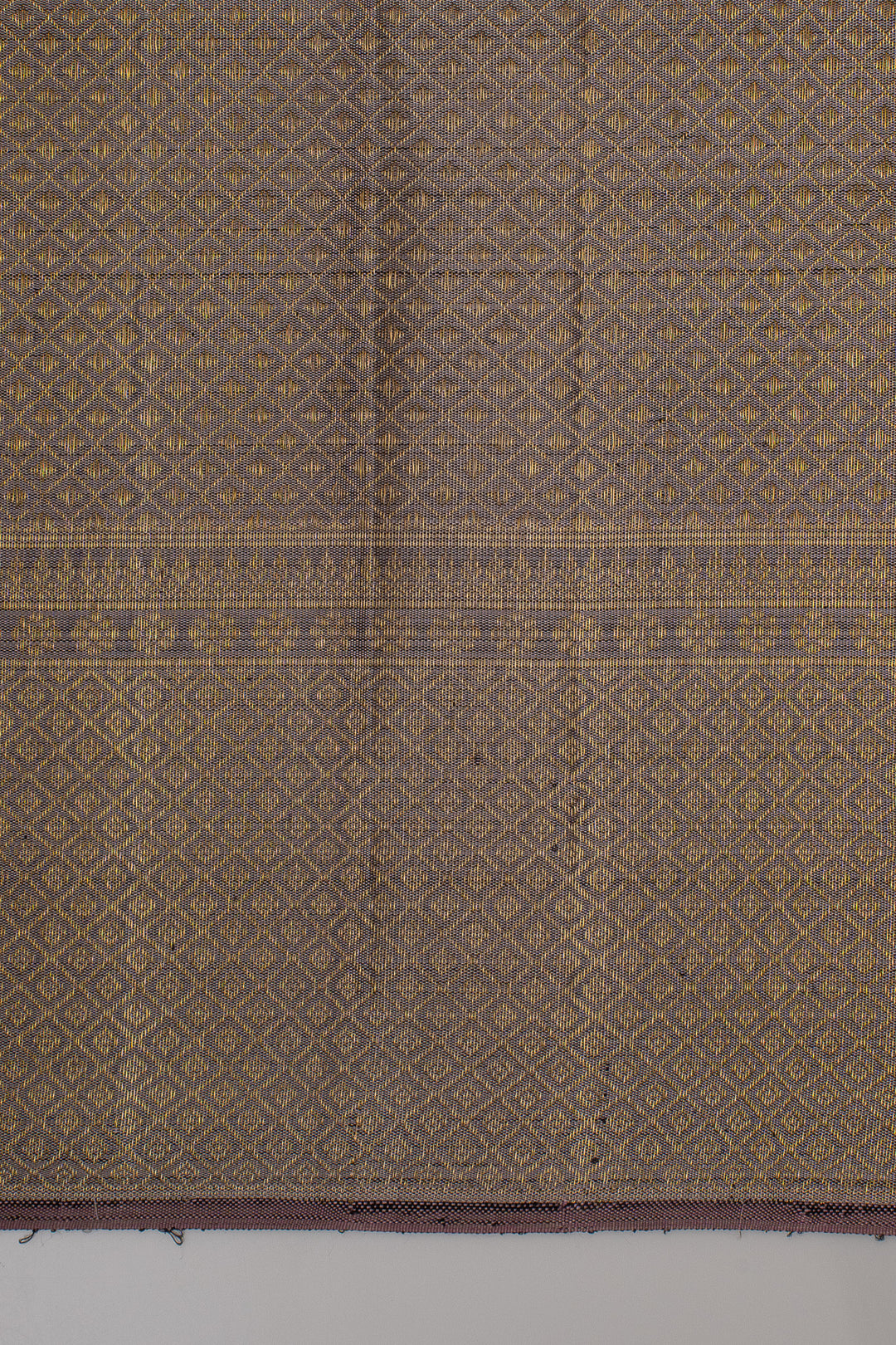 Lilac Beige Shot Colour Pure Kanchipuram Silk Saree