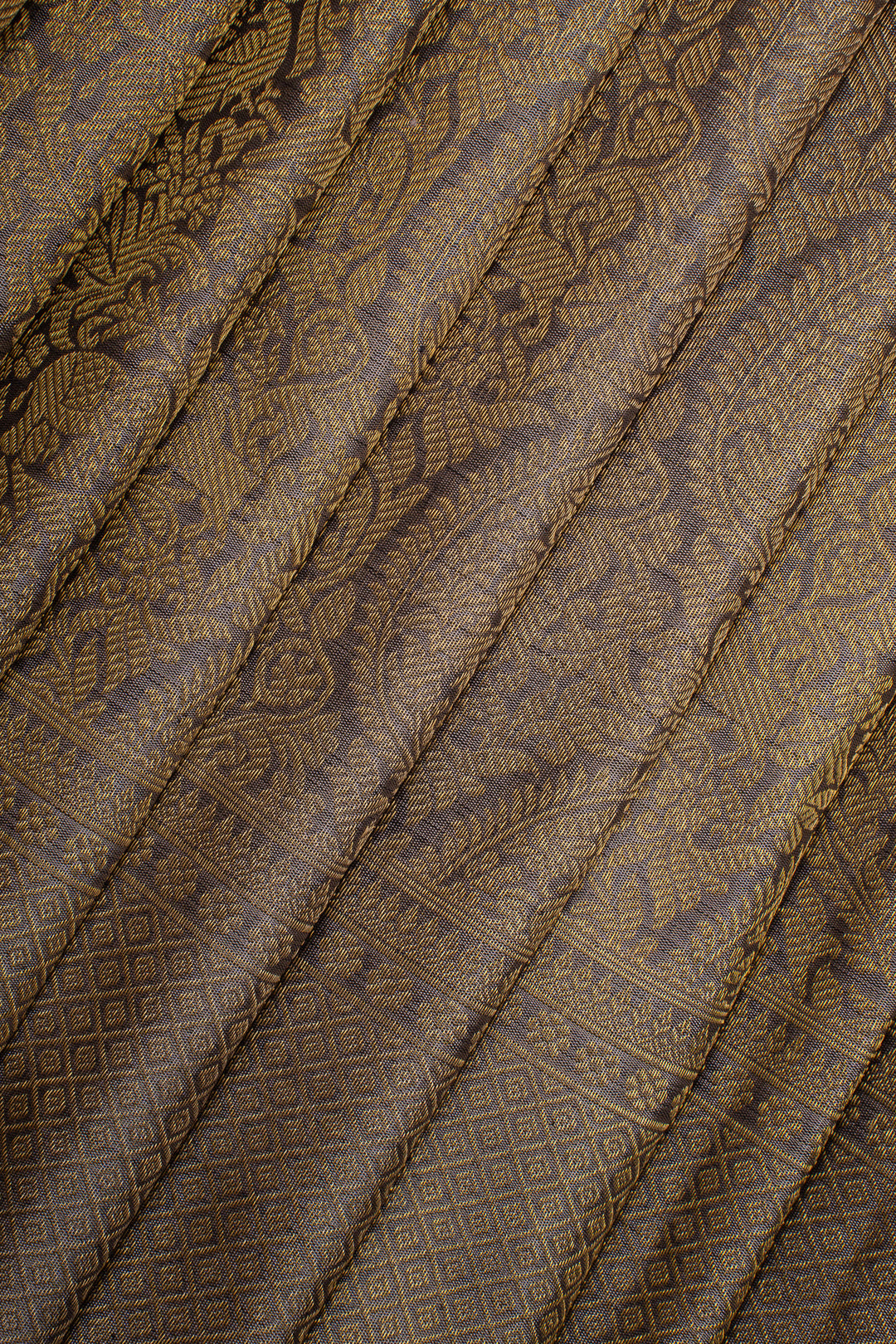 Lilac Beige Shot Colour Pure Kanchipuram Silk Saree
