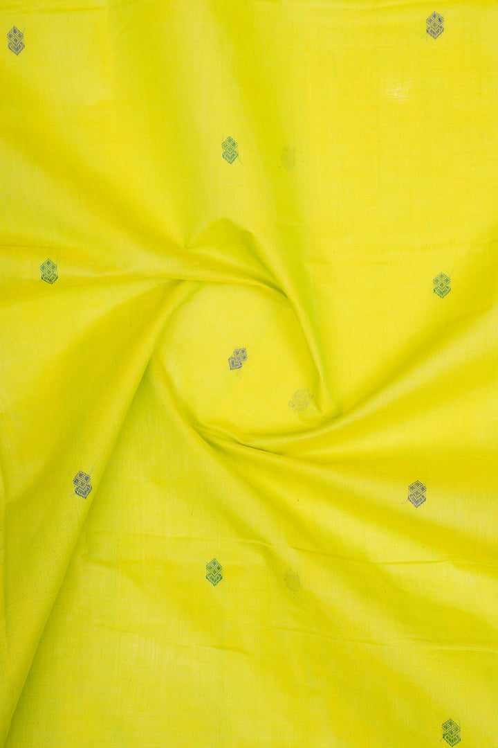 Mehandi Green Traditional Pure Cotton Saree