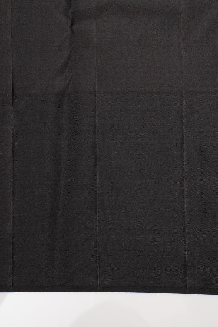 Black and Gold Designer Kanchipuram Silk Saree