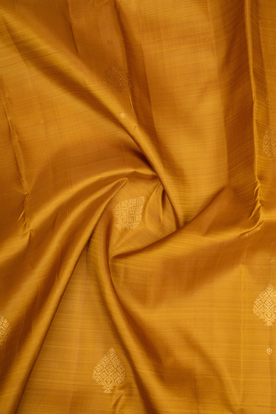Mustard Traditional Pure Kanchipuram Silk Saree