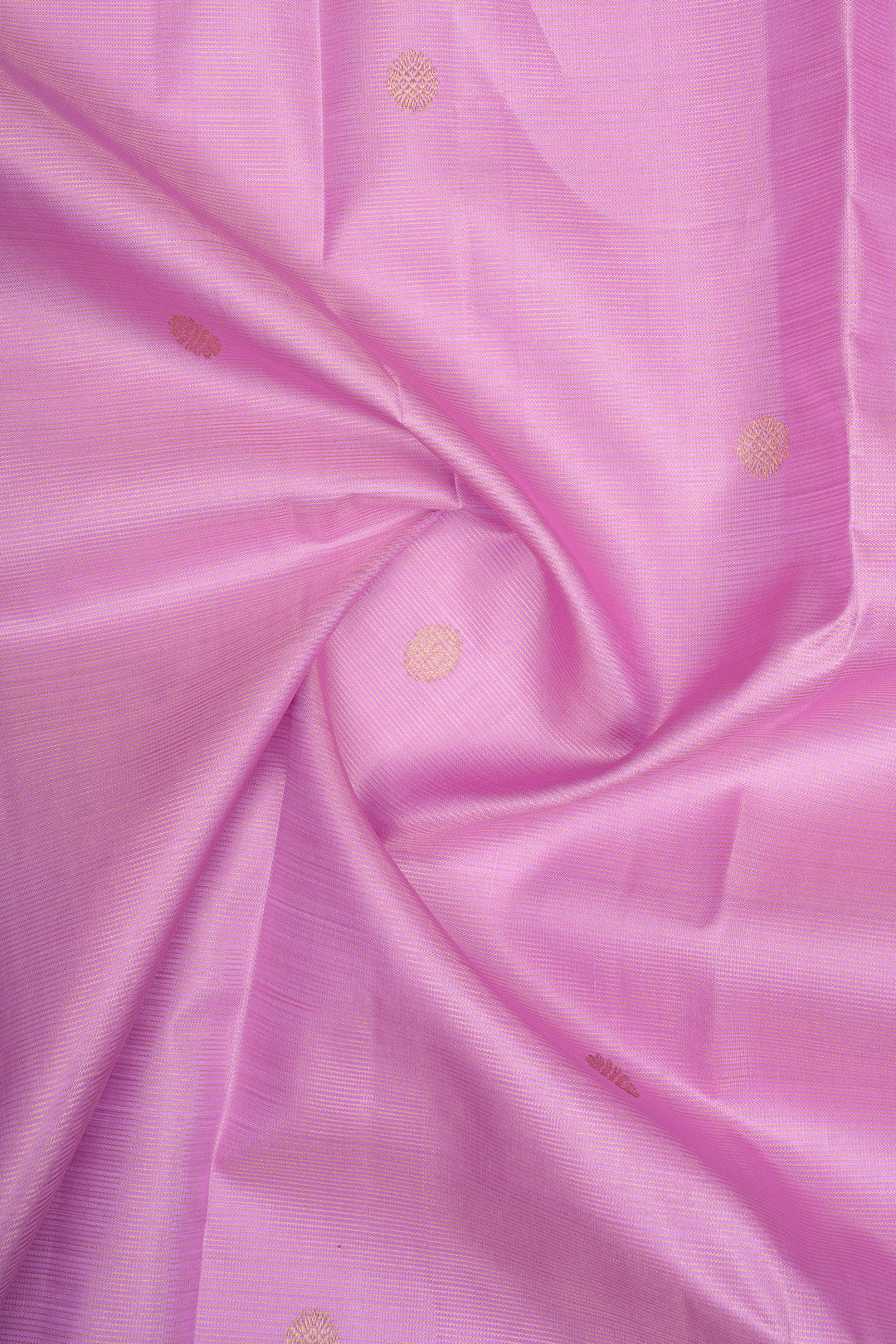 Lilac Pink Vairaoosi Pure Kanchipuram Silk Saree