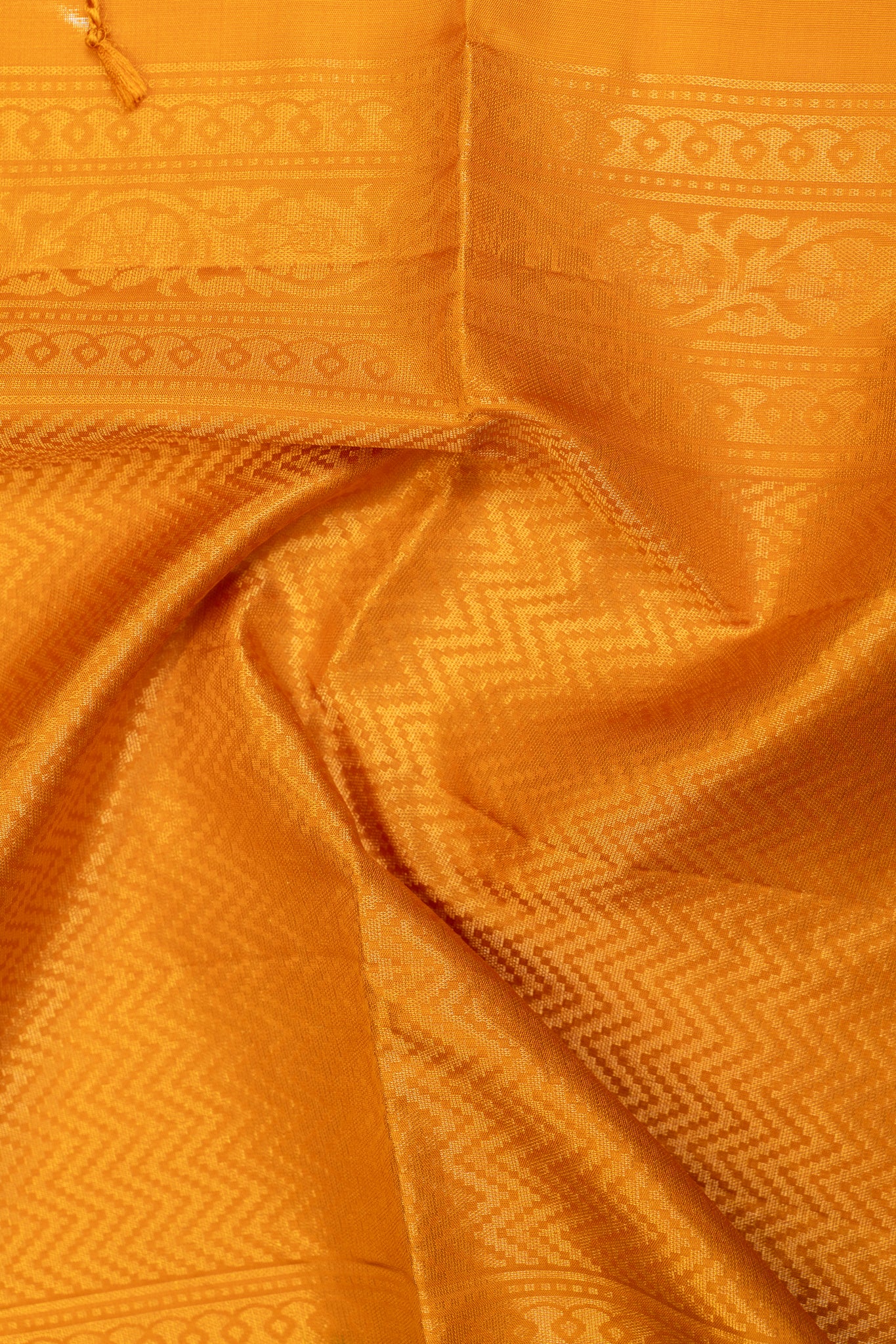 Emerald green and mustard pure soft silk saree