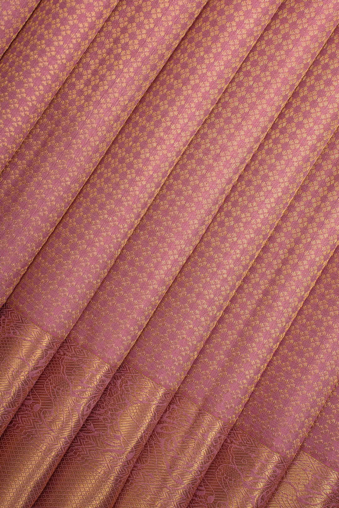 Baby Pink Traditional Pure Kanchipuram Silk Saree