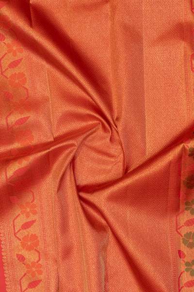 Oyster cream Paithani pure zari Kanchipuram silk saree