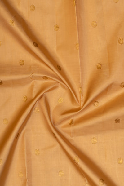 Oyster cream Paithani pure zari Kanchipuram silk saree