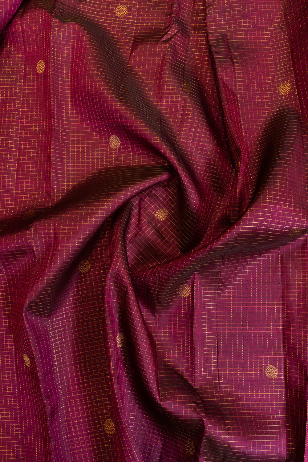 Magenta purple vairaoosi pure Kanchipuram silk saree