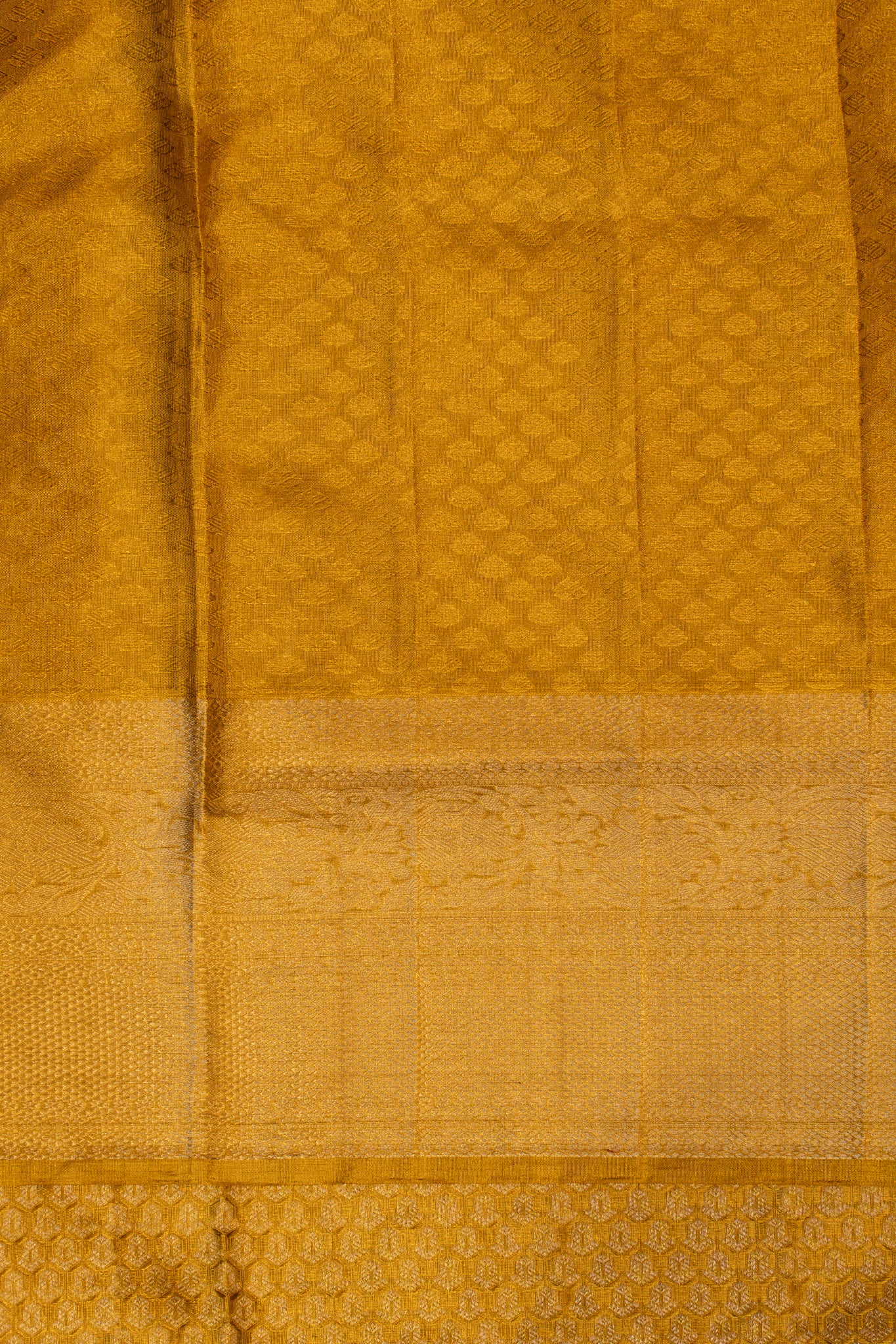 Gold tissue brocade pure Kanchipuram silk saree