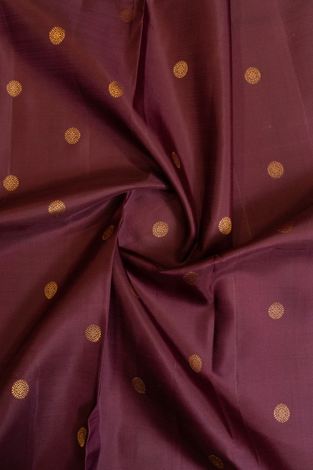 Sangria purple and gold traditional pure Kanchipuram silk saree