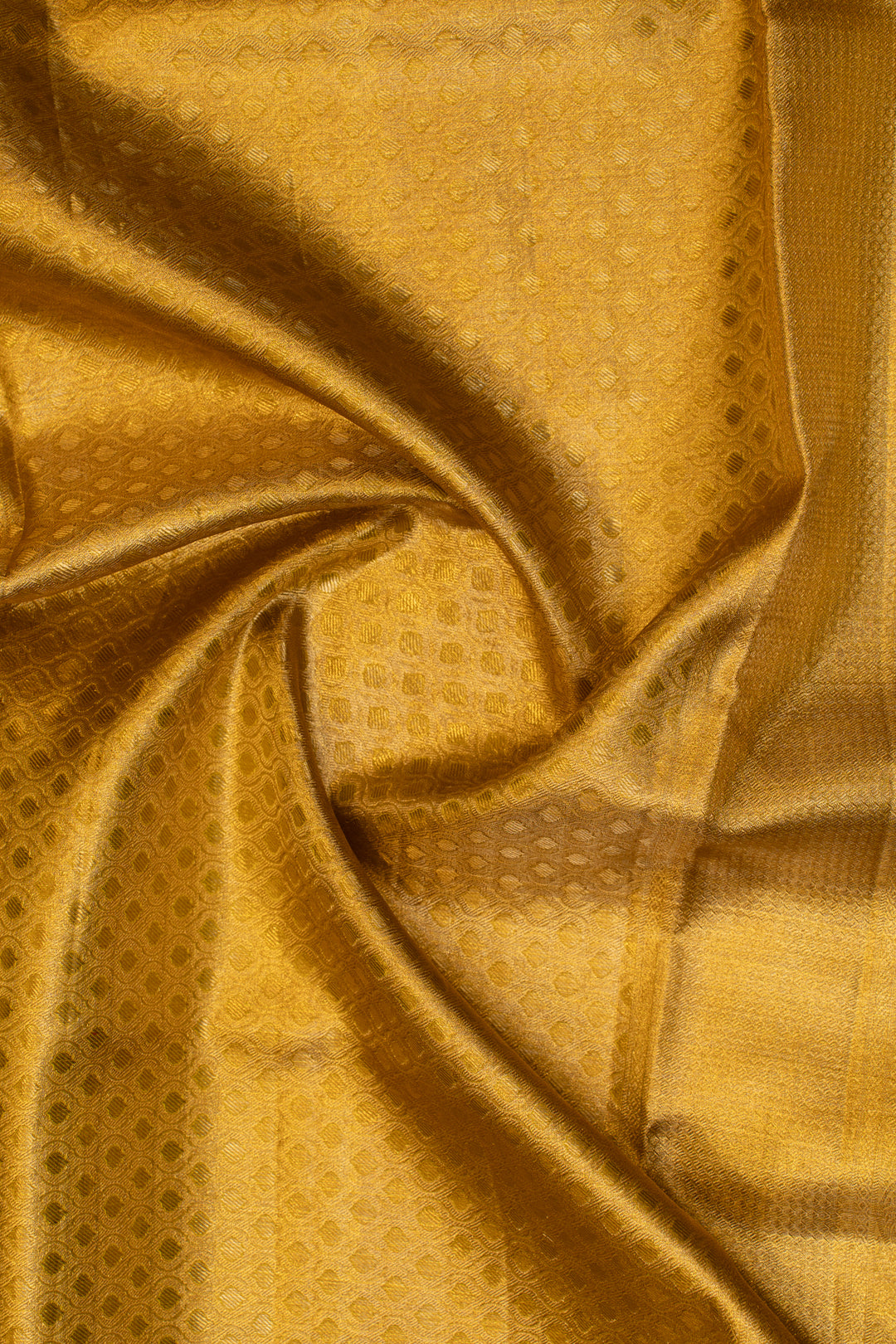 Silver and gold floral pure tissue Kanchipuram silk saree