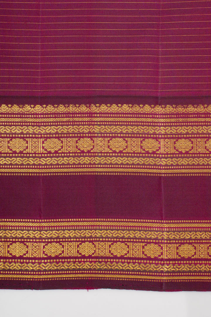 Yellow Traditional Pure Kanchipuram Silk Saree