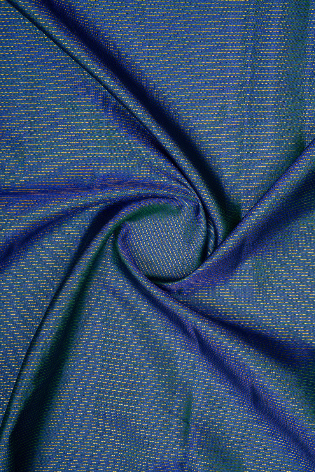 Peacock Blue and Magenta Vairaoosi Pure Kanchipuram Silk Saree