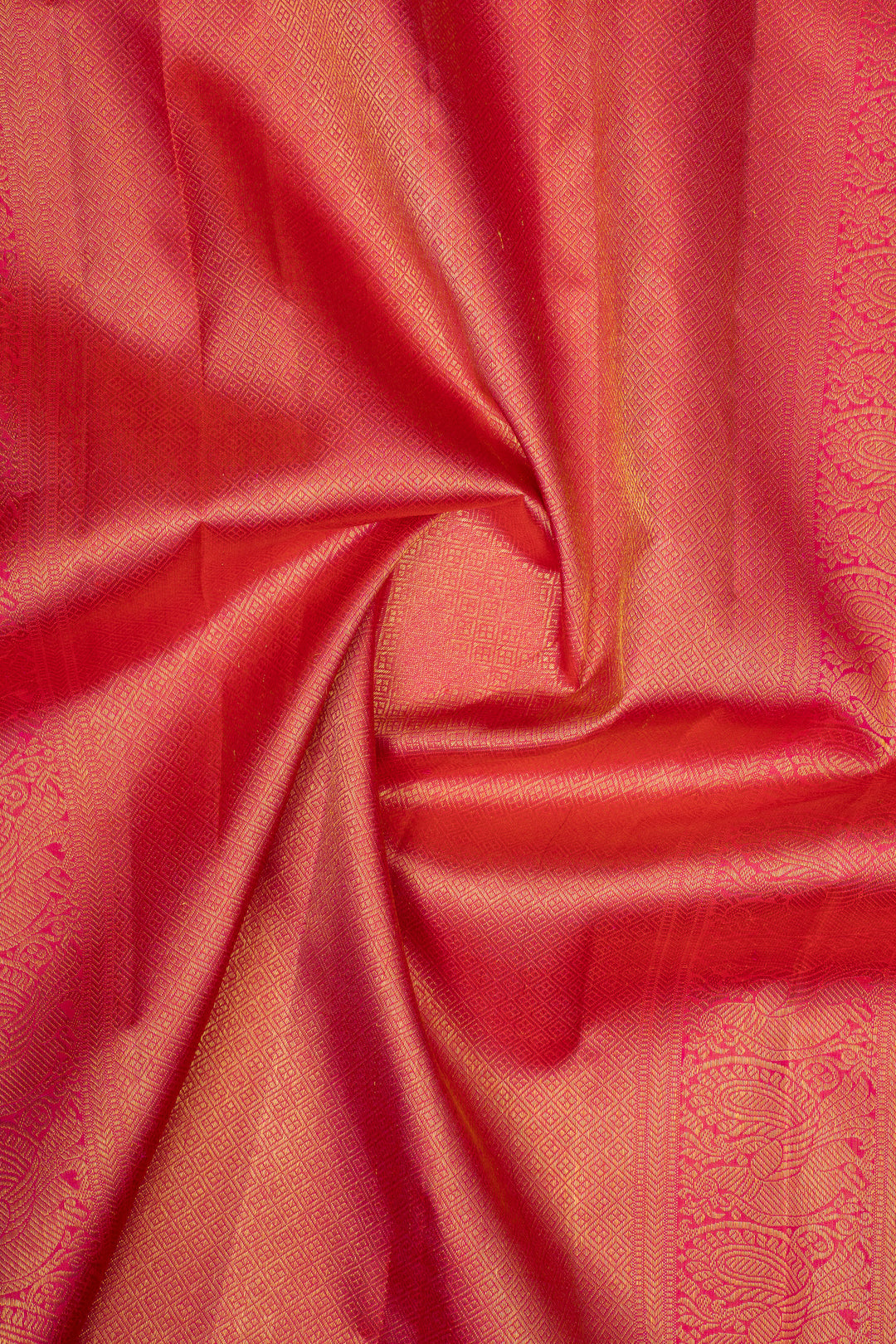 Royal Purple Zari Checks Pure Kanchipuram Silk Saree