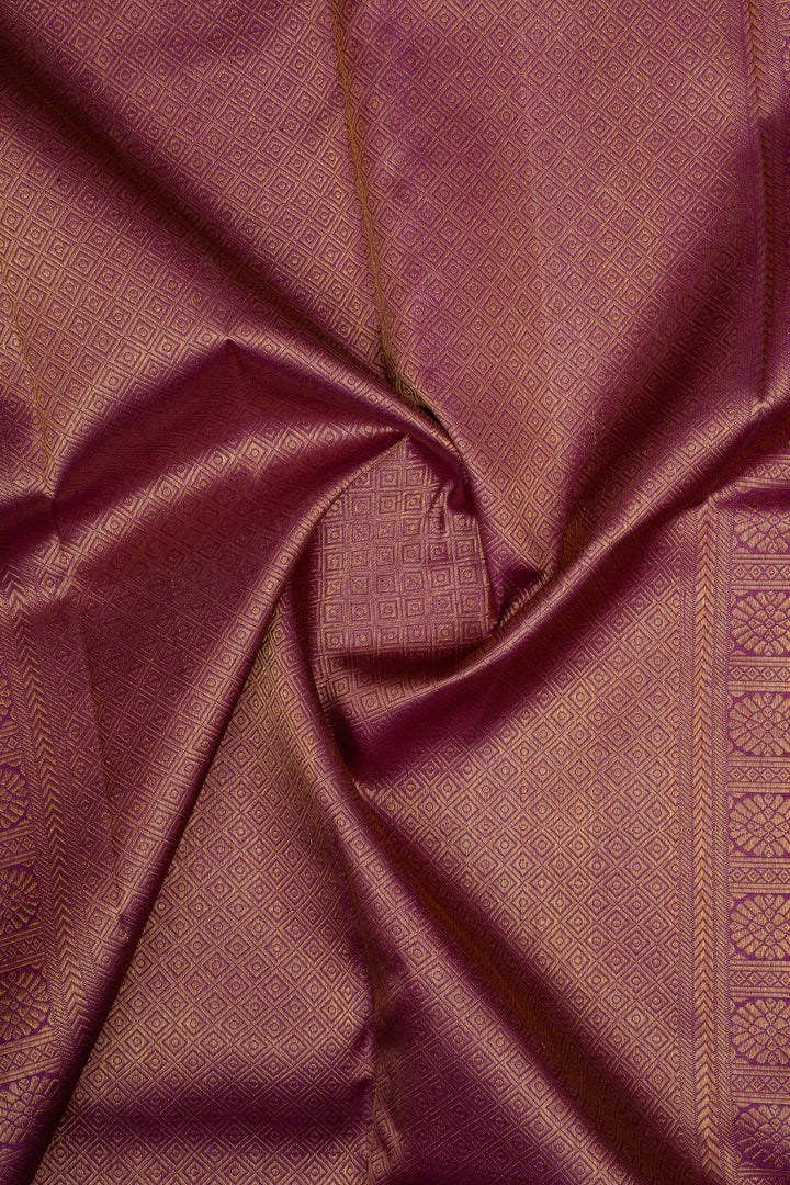 Sampanga Green and Magenta Pure Kanchipuram Silk Saree
