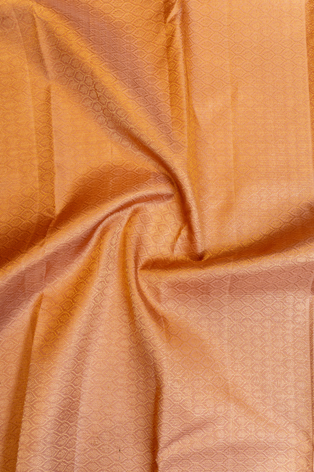 Salmon peach vairaoosi pure Kanchipuram silk saree