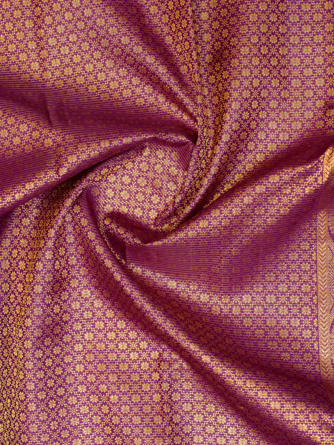 Purple Vairaoosi Pure Kanchipuram Silk Saree