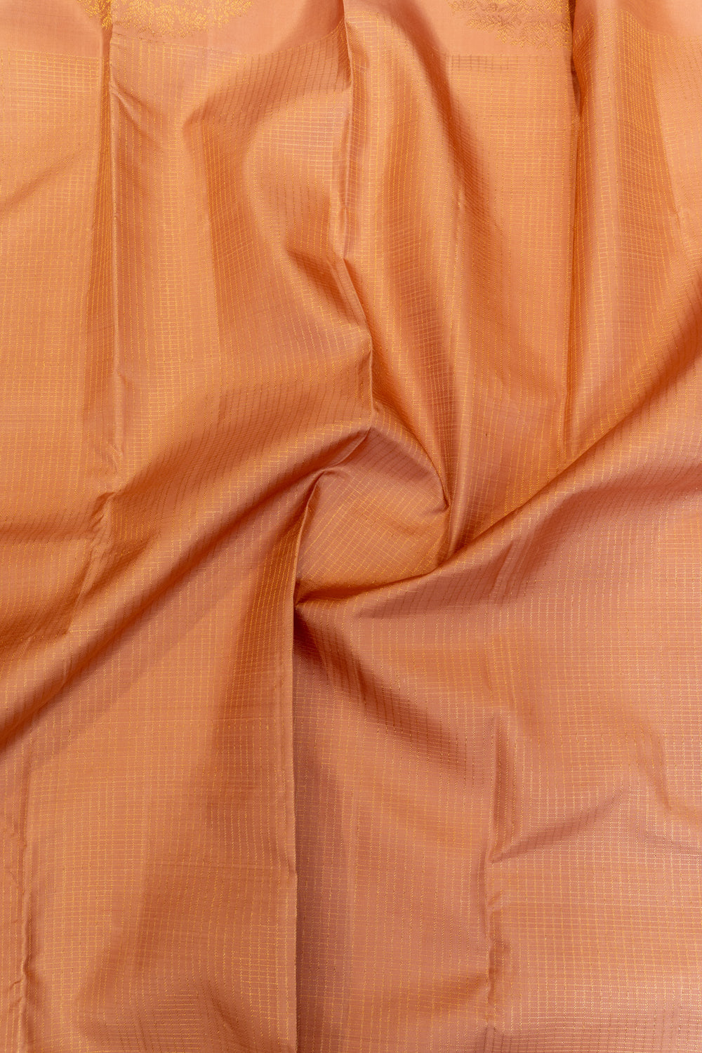 Salmon peach vairaoosi pure Kanchipuram silk saree
