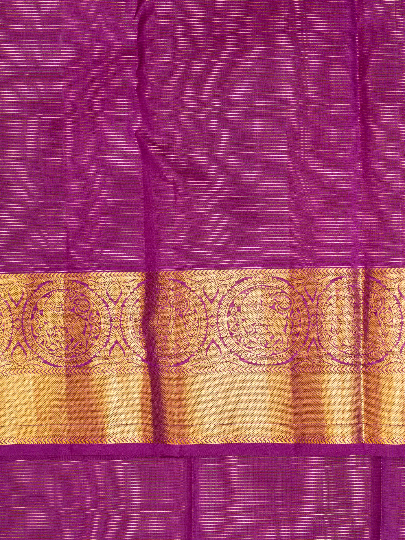 Purple Vairaoosi Pure Kanchipuram Silk Saree