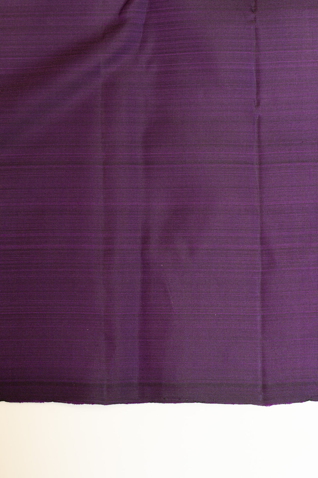 Purple vanasingaram borderless brocade pure Kanchipuram silk saree