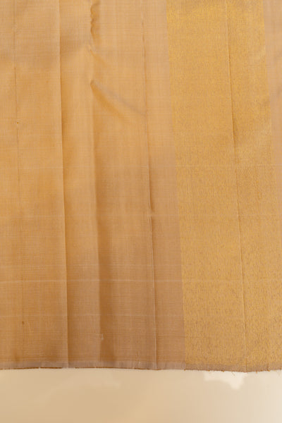 Biscuit gold 8 Kol pure Kanchipuram silk saree