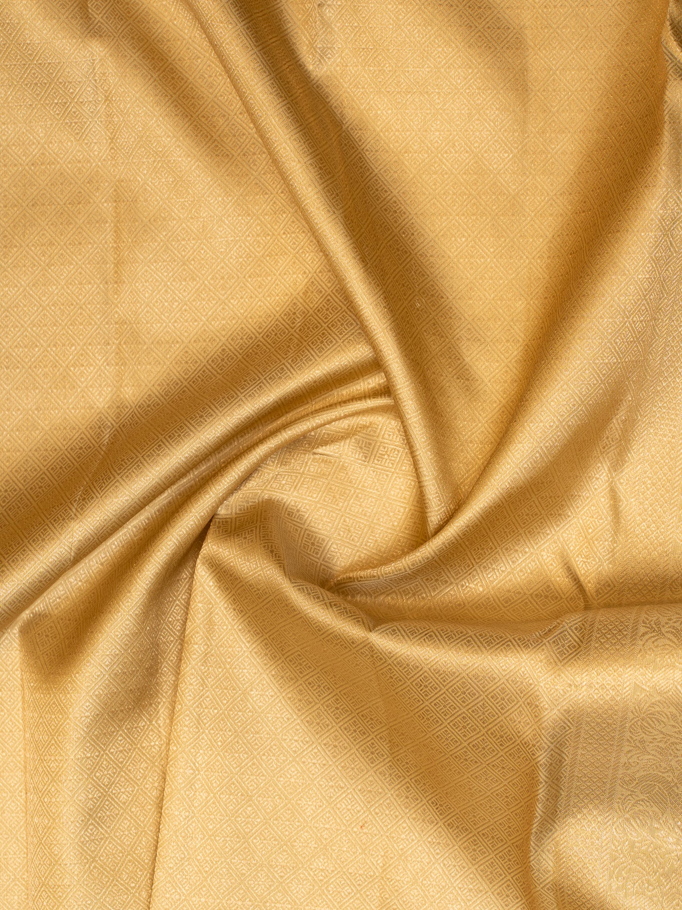 Gold Rettai Pettu Traditional Pure Kanchipuram Silk Saree