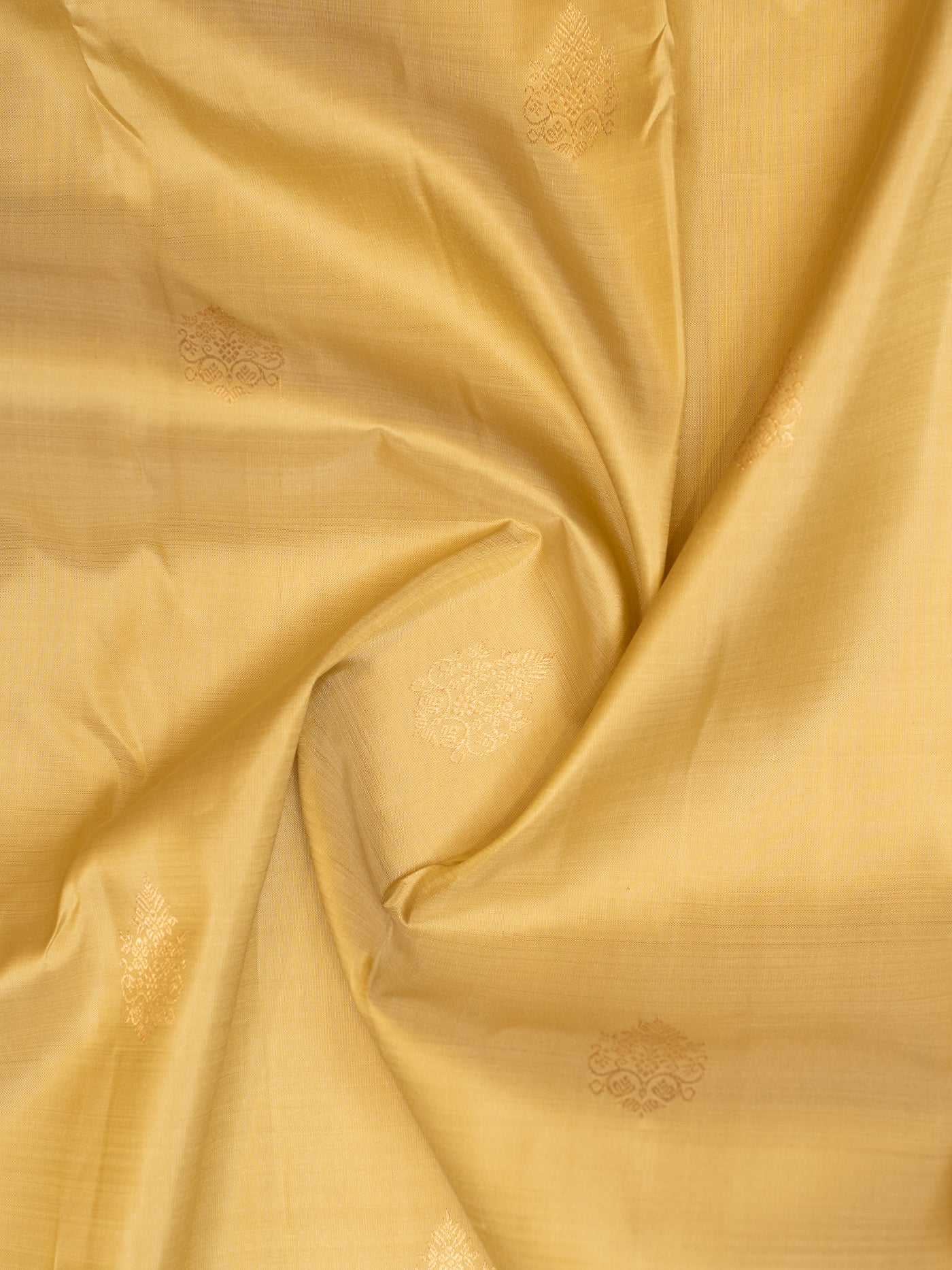 Gold Rettai Pettu Traditional Pure Kanchipuram Silk Saree