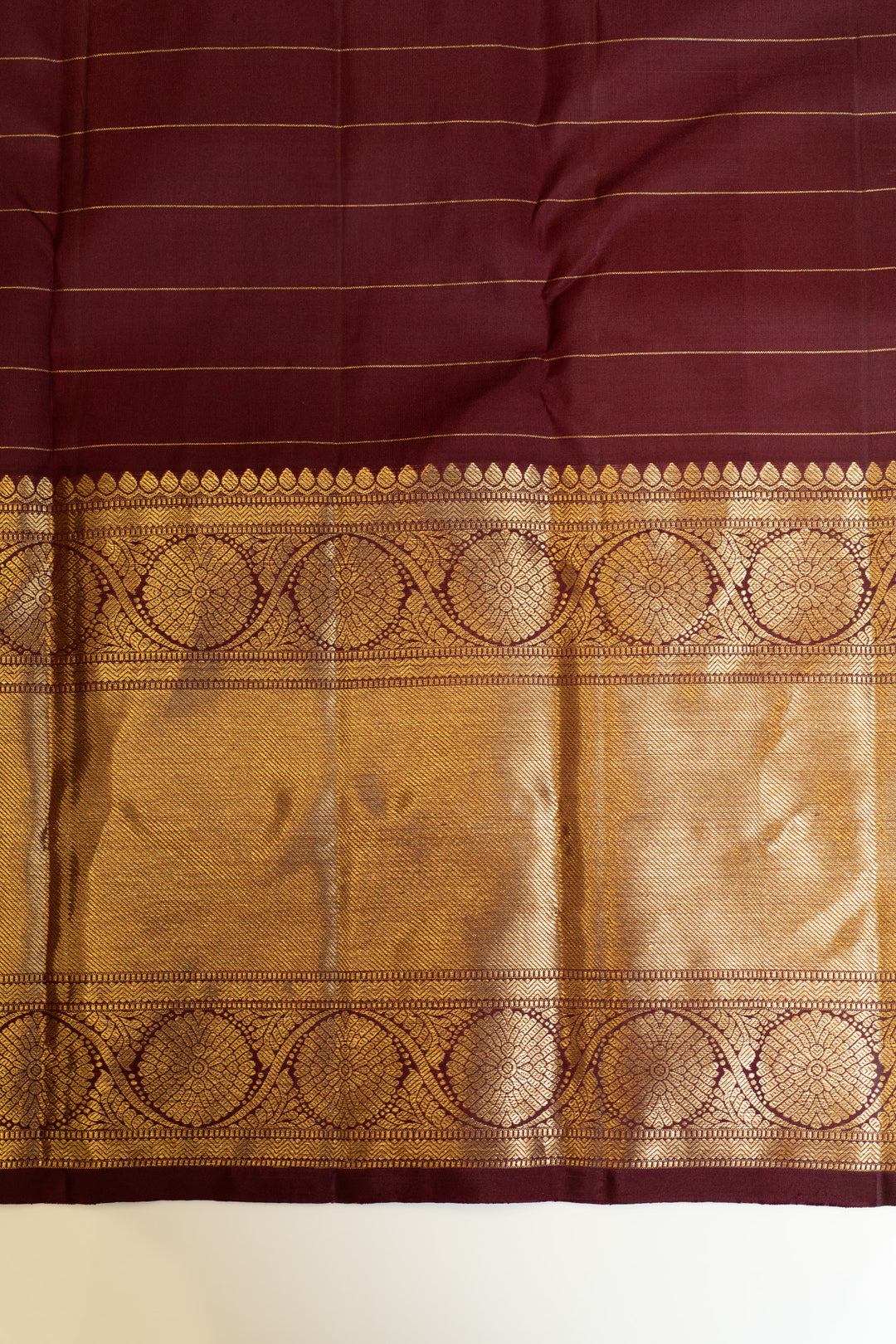 Ice blue zari checks pure Kanchipuram silk saree