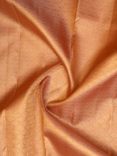 Blush Pink Vairaoosi Stripes Pure Kanchipuram Silk Saree