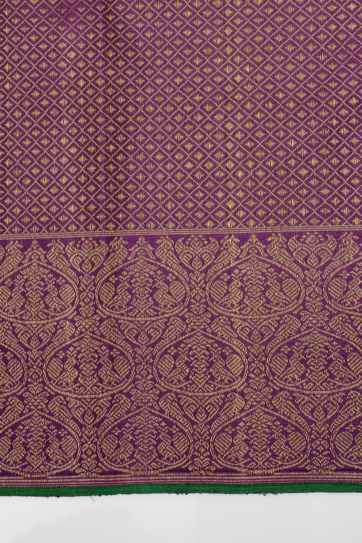 Royal Blue Pichwai Pure Kanchipuram Silk Saree