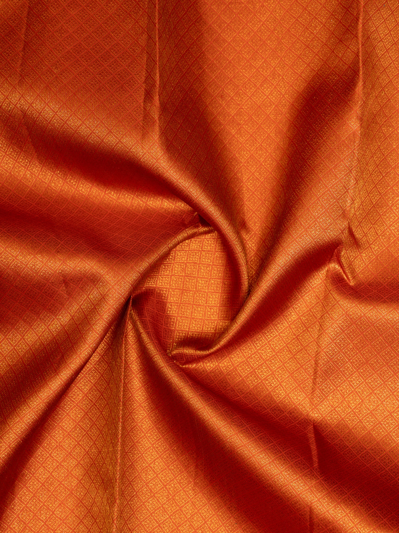 Orange Traditional Pure Kanchipuram Silk Saree