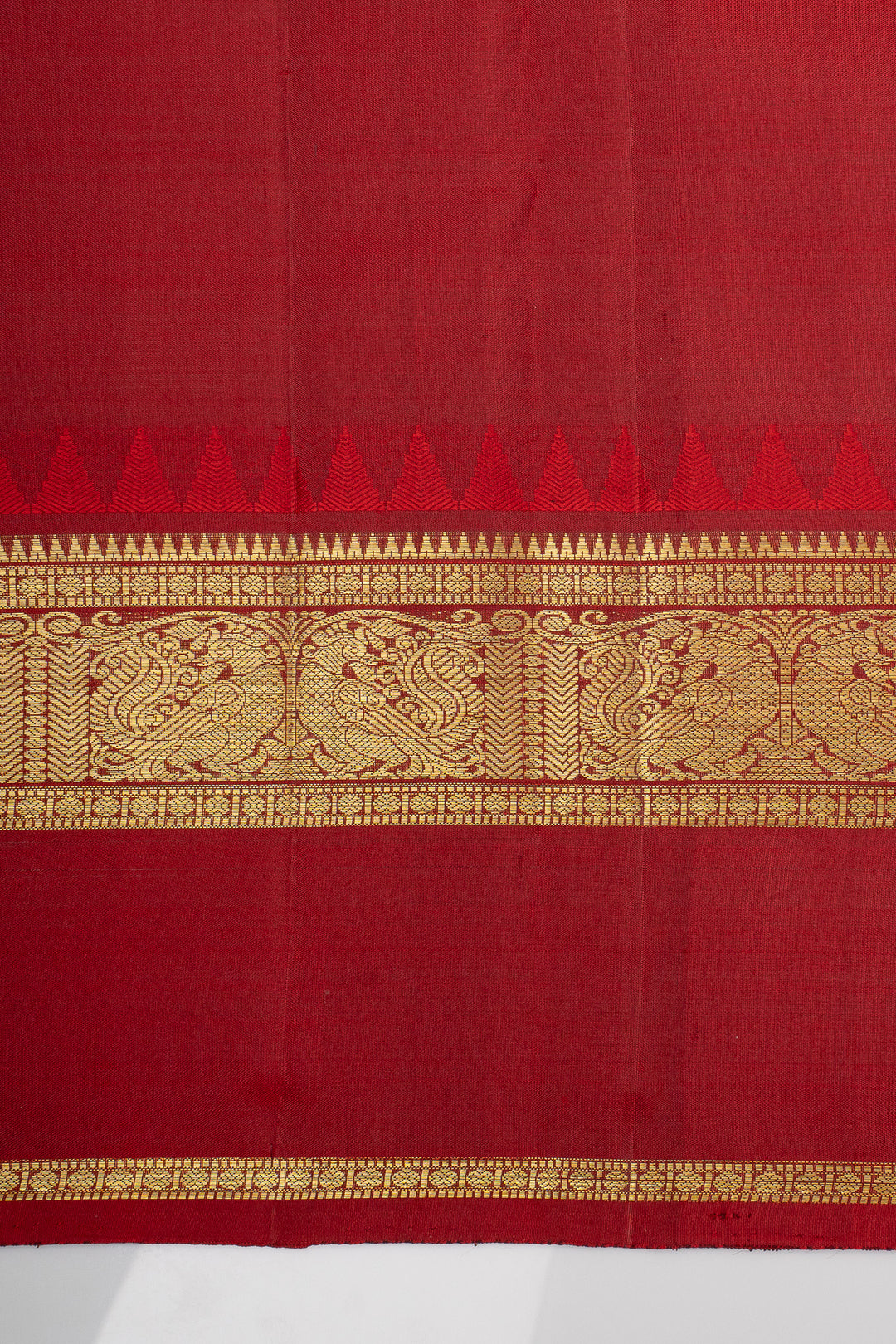 Maroon Traditional Pure Kanchipuram Silk Saree