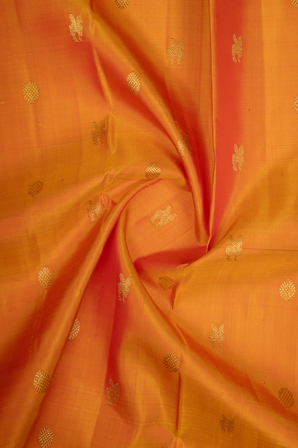Mustard Traditional Pure Kanchipuram Silk Saree