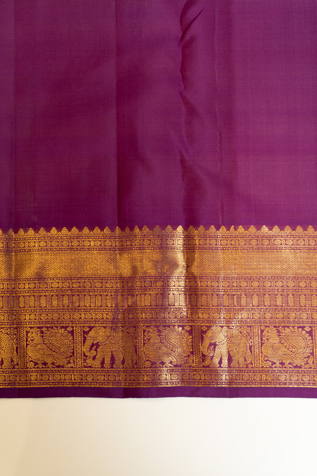 Vadamalli vairaoosi iruthalaipakshi pure Kanchipuram silk saree