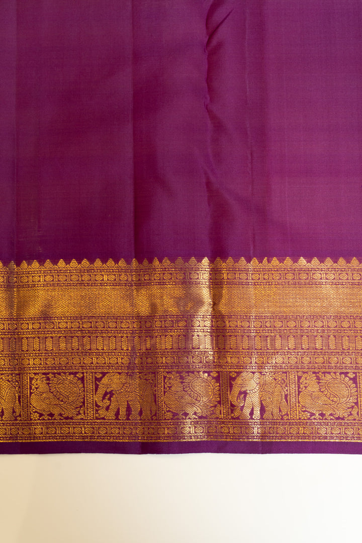 Vadamalli vairaoosi iruthalaipakshi pure Kanchipuram silk saree