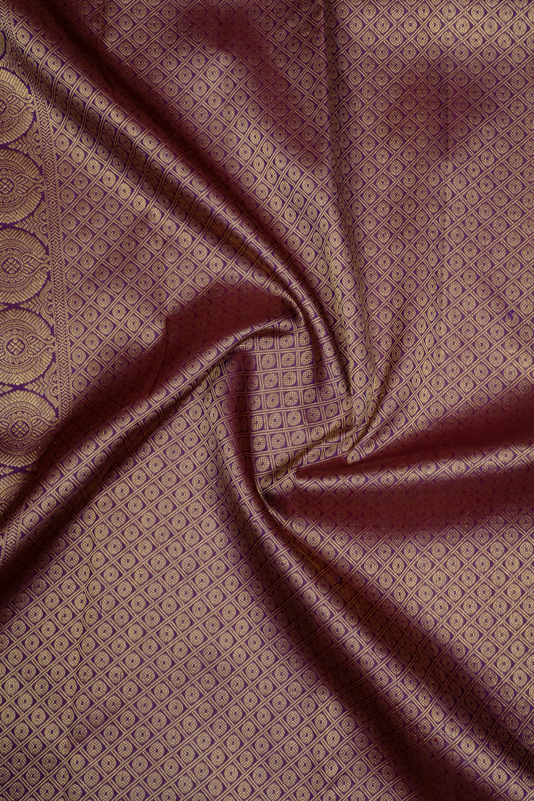 Purple Traditional Pure Kanchipuram Silk Saree