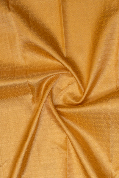 Pastel yellow lakshadeepam pure Kanchipuram silk saree