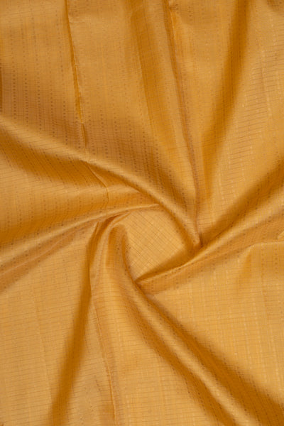 Pastel yellow lakshadeepam pure Kanchipuram silk saree