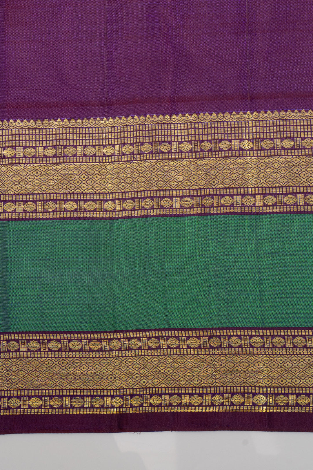 Purple Traditional Pure Kanchipuram Silk Saree